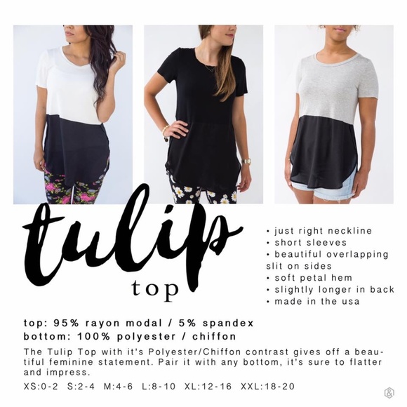 Agnes & Dora Large Tulip Top in Ivory Solid NWT w Original Dust Bag MODAL FABRIC - Picture 2 of 10